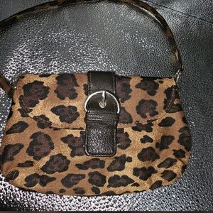 Leopard Print Wristlet